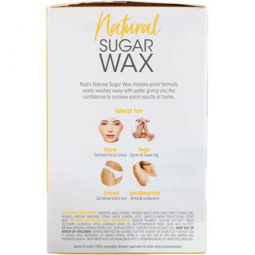 Nad's, Natural Sugar Wax, 6 oz (170 g)