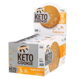 Lenny & Larry's, Keto Cookies, печенье для кетодиеты, со вкусом арахисовой пасты, 12 шт. по 45 г (1,6 унции)