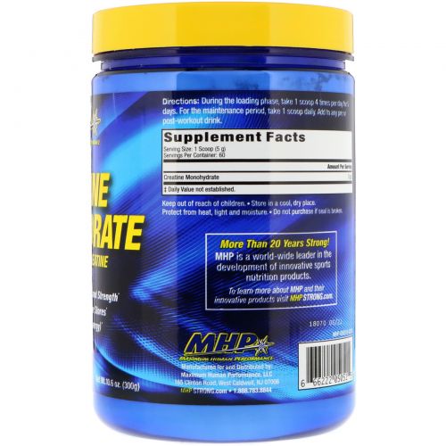 Maximum Human Performance, LLC, Creatine Monohydrate , 10.6 oz (300 g)