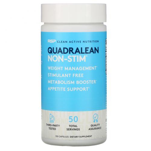 RSP Nutrition, Quadra Lean, 150 Capsules