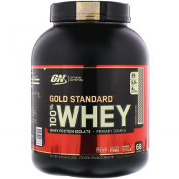 Optimum Nutrition, Gold Standard 100% Whey, Cookies & Cream ("Печенье со сливками"), 5 фунтов (2,27 кг)