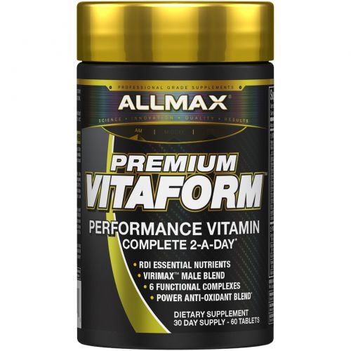 ALLMAX Nutrition, Vitaform, Complete Men’s Multi-Vitamin & Minerals, 60 Tablets