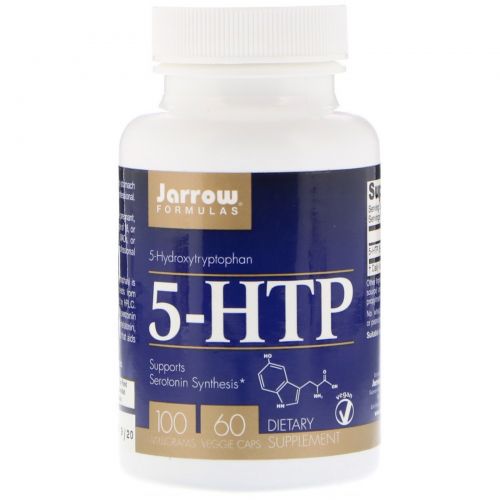 Jarrow Formulas, 5-HTP, 100 мг, 60 капсул