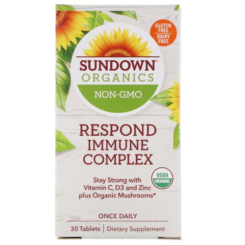 Sundown Organics, Respond Immune Complex, 30 Tablets