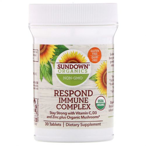 Sundown Organics, Respond Immune Complex, 30 Tablets