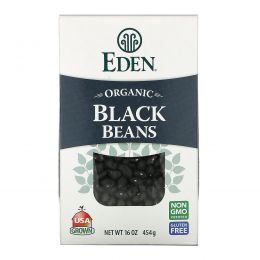 Eden Foods, Органическая черная фасоль, 16 унций (454 г)