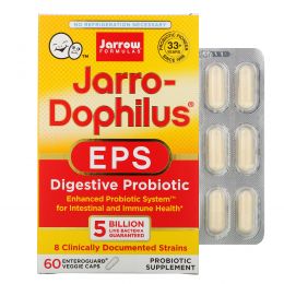 Jarrow Formulas, Jarrow-Dophilus EPS, 60 овощных капсул