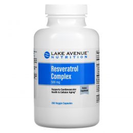 Lake Avenue Nutrition, Resveratrol Complex, 500 mg, 250 Veggie Capsules