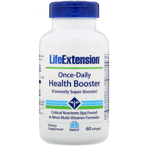 Life Extension, Once-Daily, Health Booster, 60 Softgels