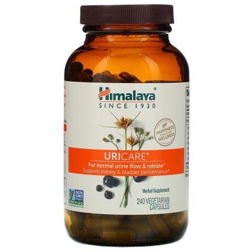 Himalaya Herbal Healthcare, UriCare, для поддержки почек, 240 вегетарианских капсул