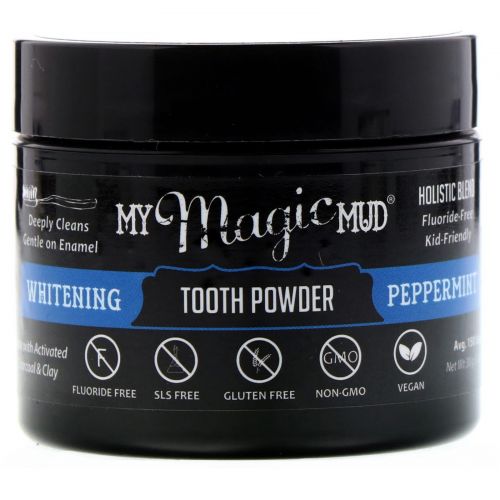 My Magic Mud, Whitening Tooth Powder, Peppermint, 1.06 oz (30 g)