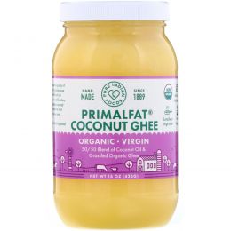 Pure Indian Foods, Органическое кокосовое масло гхи PrimalFat, 425 г (15 унций)