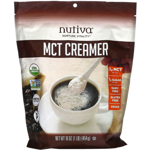 Nutiva, MCT Creamer, 16 oz (454 g)