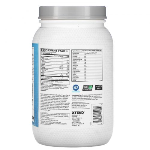 Scivation, Xtend Pro, сывороточный изолят, ванильное мороженое, 1,78 фунта (810 г)