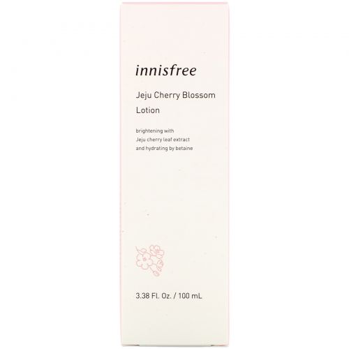 Innisfree, Jeju Cherry Blossom Lotion, 3.38 fl oz (100 ml)