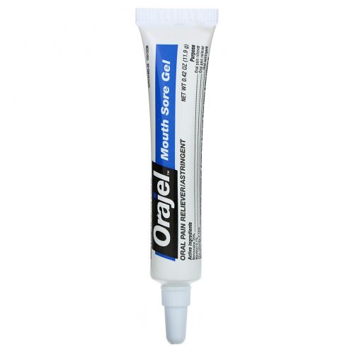 Orajel, Instant Pain Relief For All Mouth Sores Fast - Acting Gel, 0.42 oz (11.9 g)