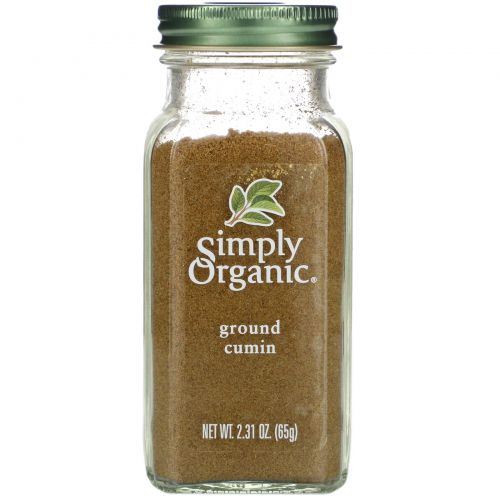 Simply Organic, Тмин, 2.31 унций (65 г)