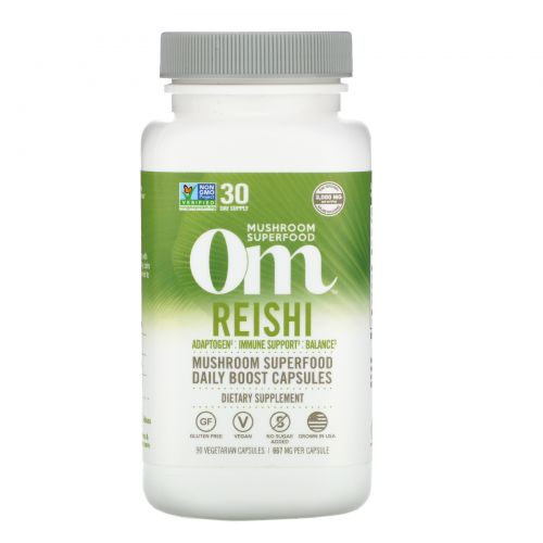 Organic Mushroom Nutrition, Рейши, 667 мг, 90 вегетарианских капсул