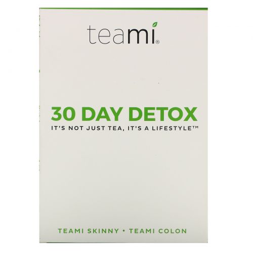 Teami, 30 Day Detox, Skinny Tea Blend + Colon Tea Blend, 1 Kit