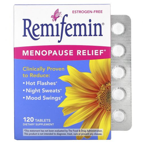 Enzymatic Therapy, Ремифемин, смягчение симптомов при перименопаузе и менопаузе, 120 таблеток