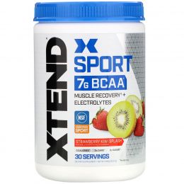 Scivation, Xtend Sport, 7 г аминокислот с разветвленной цепью (BCAA), клубника и киви, 345 г (12,2 унции)