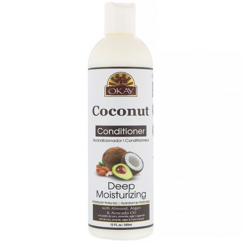 Okay, Deep Moisturizing Conditioner, Coconut, 12 fl oz (355 ml)