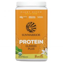 Sunwarrior, Organic, Classic Plus, Vanilla , 1.65 lb (750 g)