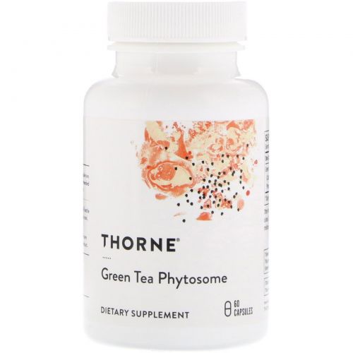 Thorne Research, Фитосомы зеленого чая, 60 капсул на растительной основе