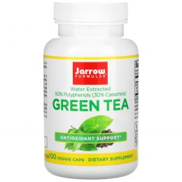 Jarrow Formulas, Зеленый чай, 500 мг, 100 капсул