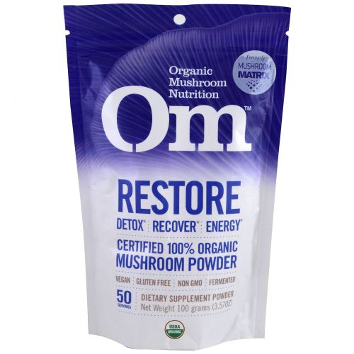 Organic Mushroom Nutrition, Восстановление, грибной порошок, 3.57 унций (100 г)