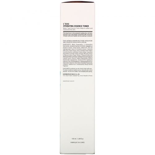 Biorace, L'eau Hydrating Essence Toner, 3.38 fl oz (100 ml)