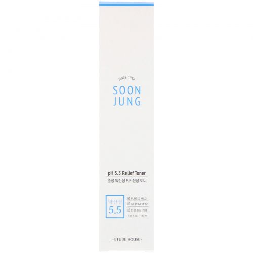 Etude House, Soon Jung, pH 5.5 Relief Toner, 6.08 fl oz (180 ml)