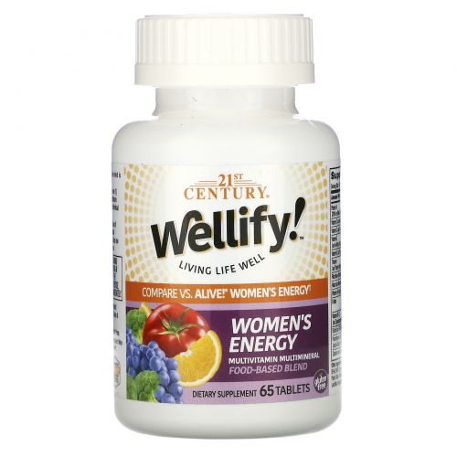21st Century, Wellify! Women's Energy, 65 Tablets