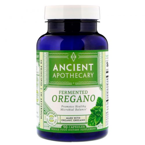 Ancient Apothecary, Fermented Oregano, 90 Capsules