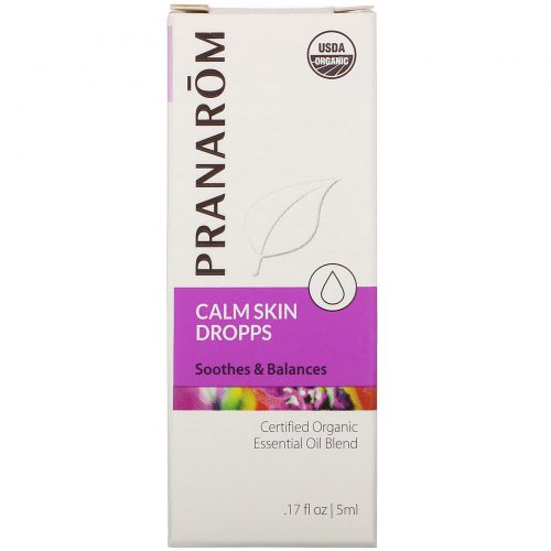 Pranarom, Essential Oil, Calm Skin Dropps, .17 fl oz (5 ml)