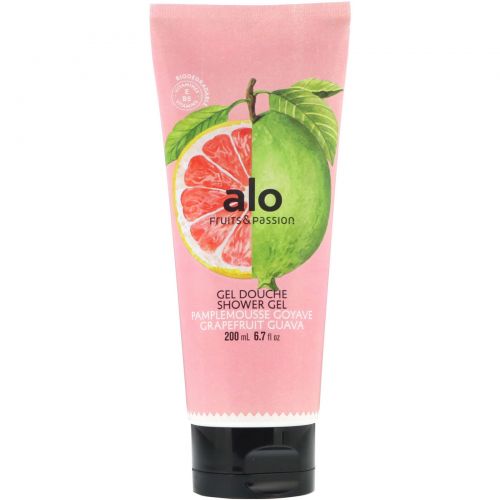 Fruits & Passion, ALO, Shower Gel, Grapefruit Guava, 6.7 fl oz (200 ml)