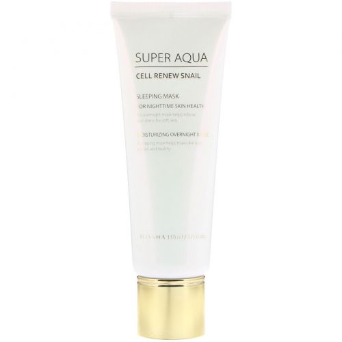 Missha, Super Aqua, Cell Renew Snail, Sleeping Mask, 3.7 fl oz (110 ml)