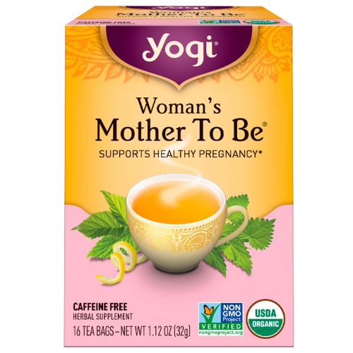 Yogi Tea, Органический чай Woman's Mother To Be без кофеина, 16 чайных пакетиков, 1.12 унций (32 г)