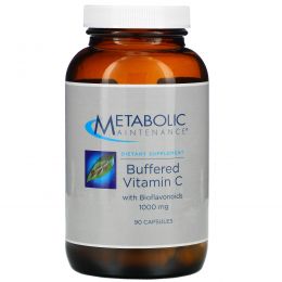 Metabolic Maintenance, 'Буферизованный витамин C с биофлавономдами, 1000 мг, 90 капсул