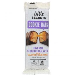 Little Secrets, Dark Chocolate Cookie Bar, Salted Caramel, 1.8 oz (50 g)