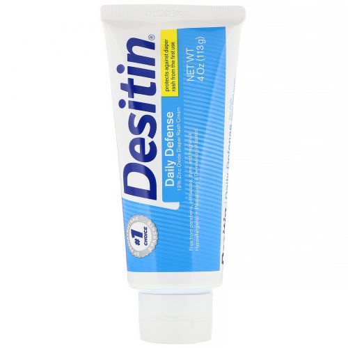 Desitin, Крем от опрелостей, Мгновенное облегчение, 4 унции (113 г)