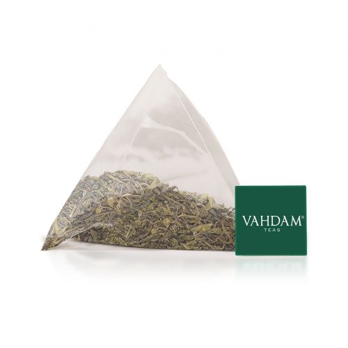 Vahdam Teas, зеленый чай, органический гималайский, 15 чайных пакетиков, 30 г (1,06 унции)