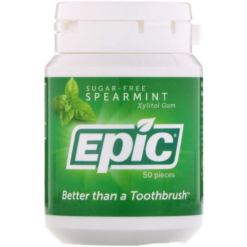 Epic Dental, Мятная жевательная резинка, 50 драже