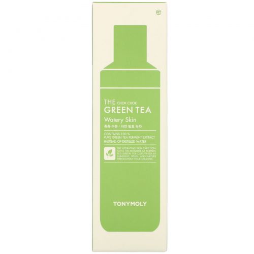 Tony Moly, The Chok Chok Green Tea, Watery Skin, 180 ml