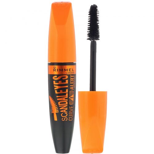 Rimmel London, Тушь для ресниц Scandaleyes Curve Alert, оттенок 001 черный, 12 мл