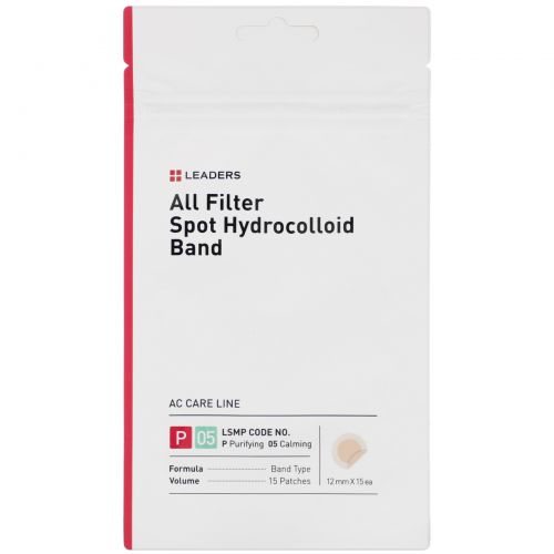 Leaders, All Filter Spot Hydrocolloid Band, 15 Patches