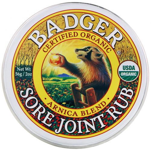 Badger Company, Sore Joint Rub, смесь арники, 56 г