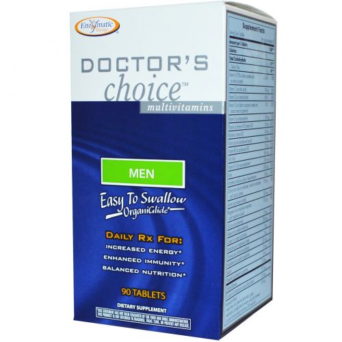 Enzymatic Therapy, Мультивитамины Doctor's Choice, Для мужчин, 90 таблеток