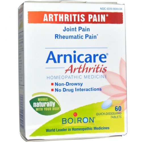 Boiron, Arnicare, при артрите, 60 быстрорастворимых таблеток