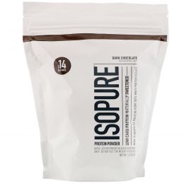 Nature's Best, IsoPure, Low Carb Protein Powder, Dark Chocolate, 1 lb (454 g)